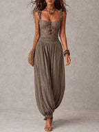 Completo in Pizzo con Pantaloni Harem ANFINITE Sophia