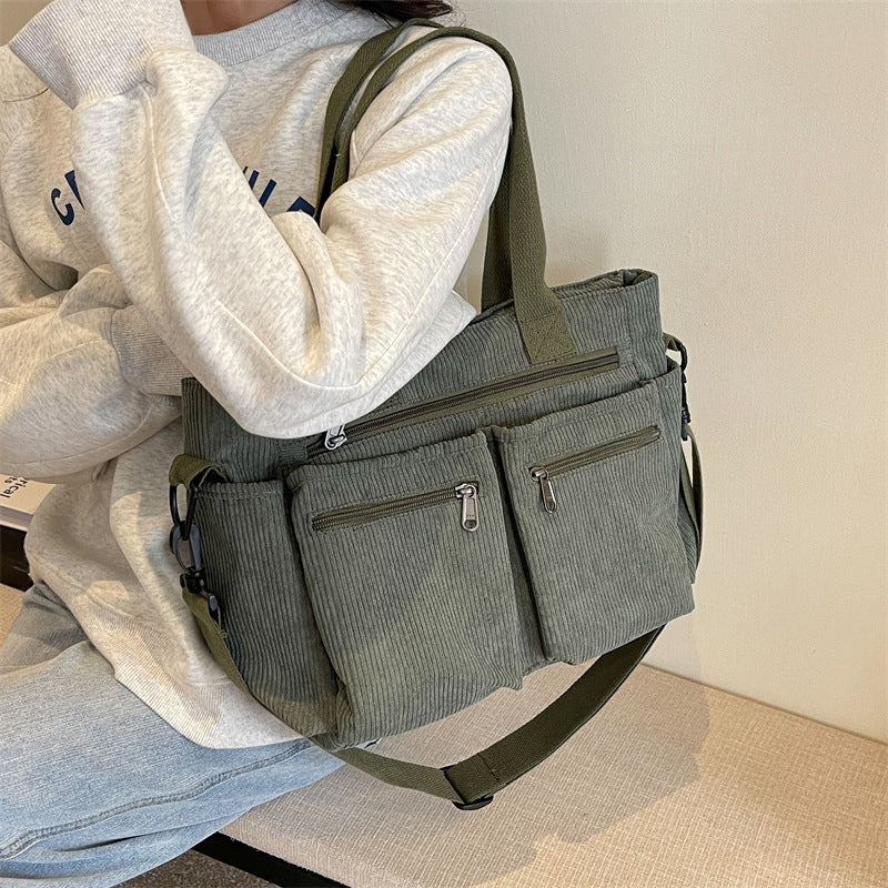 ANFINITE Taske™ - Velluto a coste con Design Spazioso