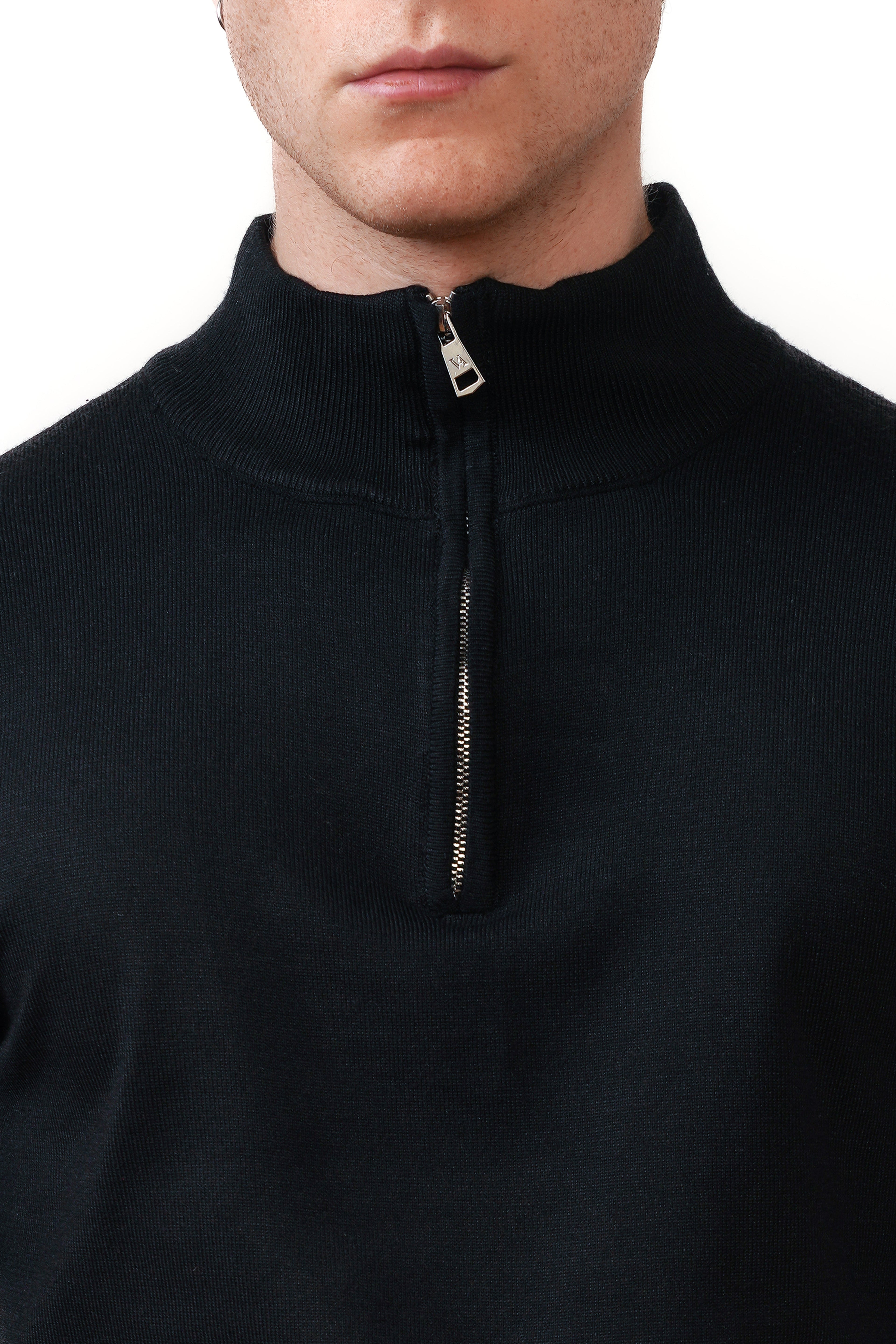Maglione Valenci Halfzip con Stretch e Collo Regolabile