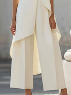 Completo Elegante con Pantaloni Palazzo ANFINITE Martina