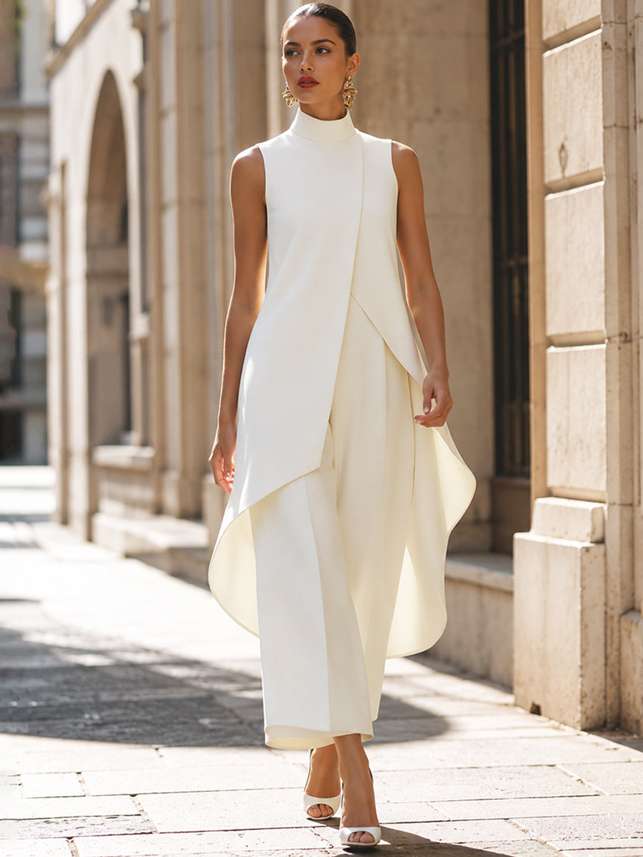 Completo Elegante con Pantaloni Palazzo ANFINITE Martina