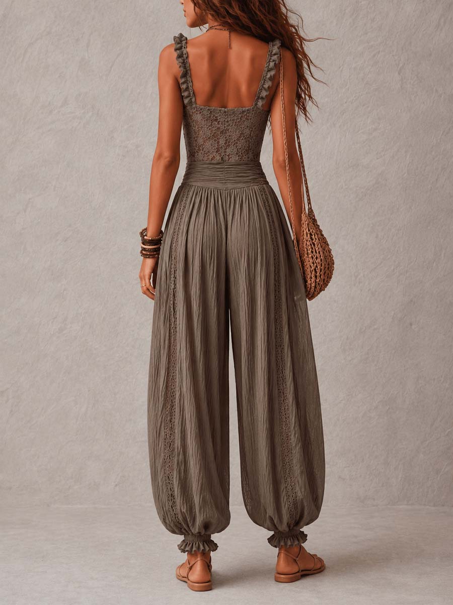 Completo in Pizzo con Pantaloni Harem ANFINITE Sophia