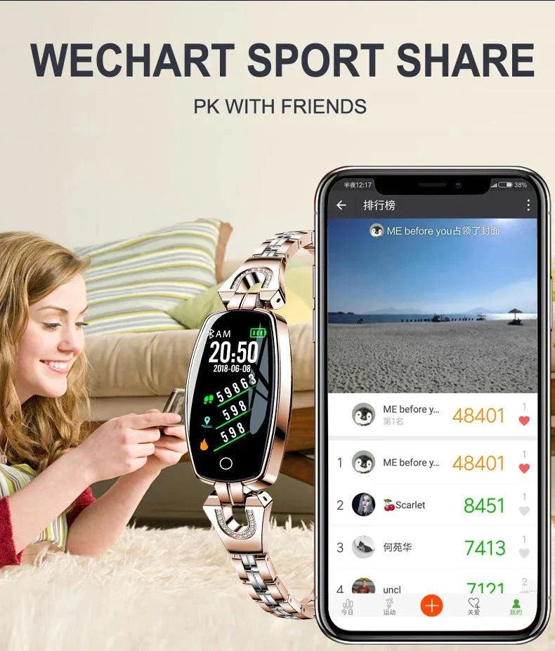 FitStyle Vandtæt Fitnessarmbånd | Træning & Daglig Aktivitet