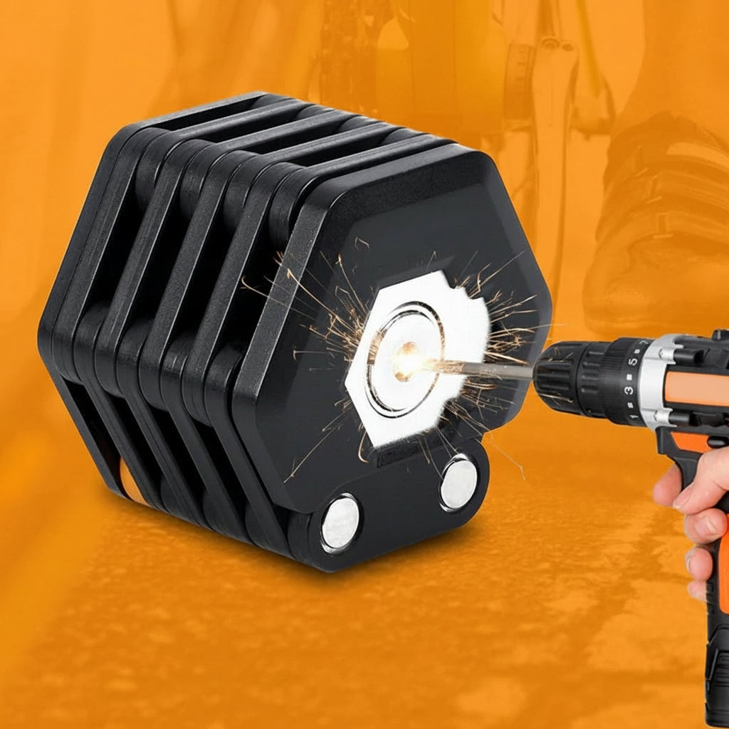 Foldbar Cykellås – Kompakt, Letvægtig & Høj-Sikkerhed Design | Robust Legeringsstål med Nøgler, Holder & Opbevaringsboks