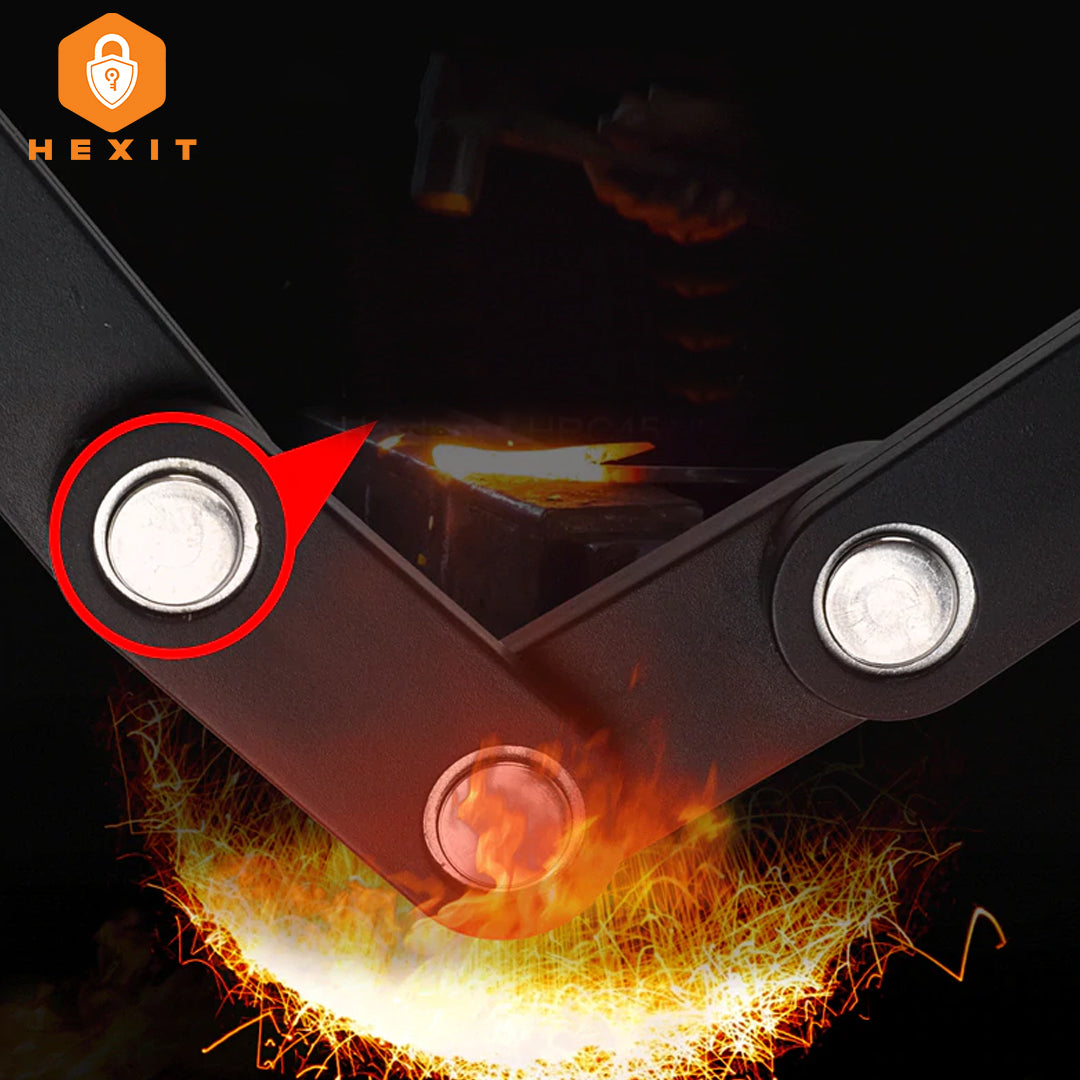 Lucchetto Pieghevole Antifurto per Bicicletta ANFINITE HEXIT