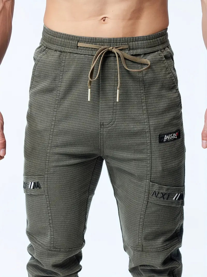 Joggers de hombre elásticos con cordón