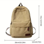 Zaino Uomo in Canvas con Tasca Frontale