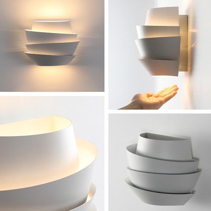 Lampada da parete scandinava NordGlow con due sorgenti luminose