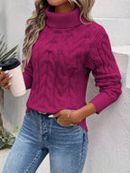 ANFINITE – Maglione Morbido a Collo Alto per Donne