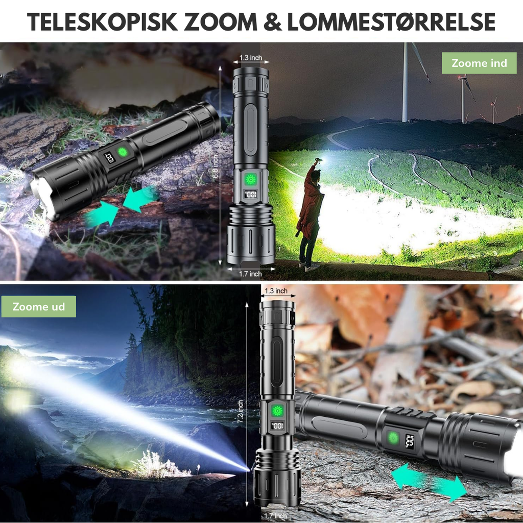 Torcia – LED più potente – 100.000 Lumen