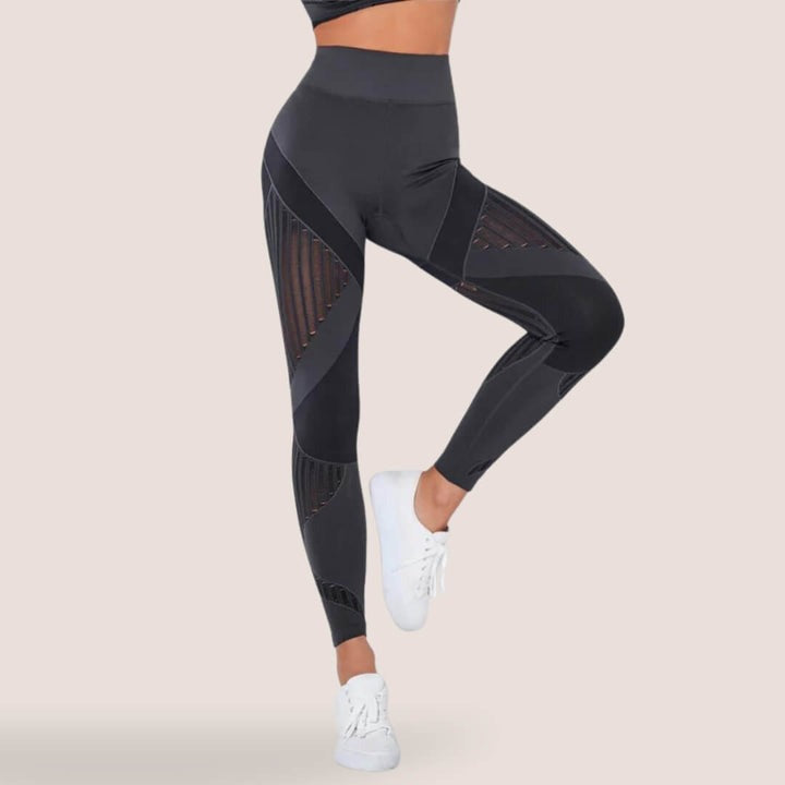 Legging sculptant femme taille haute – texture sculptante pour le fitness et le confort au quotidien