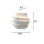 Lampada da parete scandinava NordGlow con due sorgenti luminose