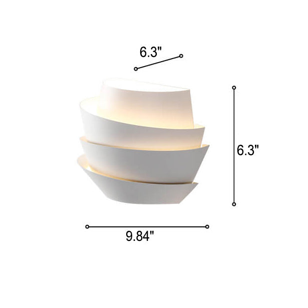 Lampada da parete scandinava NordGlow con due sorgenti luminose