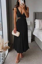 Maxi Abito Silhouette Elegante Stile Estivo
