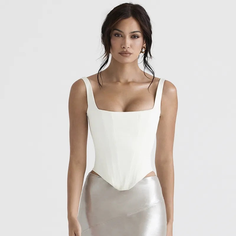 Top corsé de mujer con corpiño estructurado
