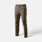 Pantaloni Chino Uomo in Misto Cotone dal Taglio Sartoriale