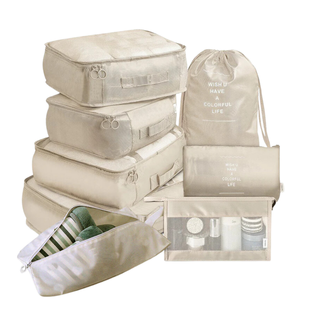 Bagagerum - sæt med 8 dele