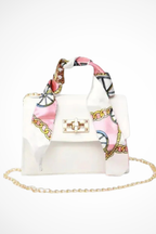 Borsa Elmira con Tracolla a Catena e Forma Strutturata