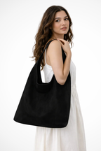 Borsa a Spalla Minimalista con Manico Semplice e Silhouette Pura