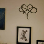 Arte da Parete in Ferro con Cuore Infinito - InfiniteHeart