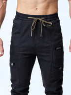 Joggers de hombre elásticos con cordón