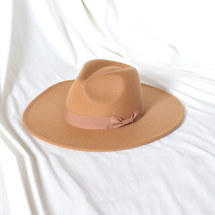 Cappello Fedora in Feltro con Fascia Decorativa