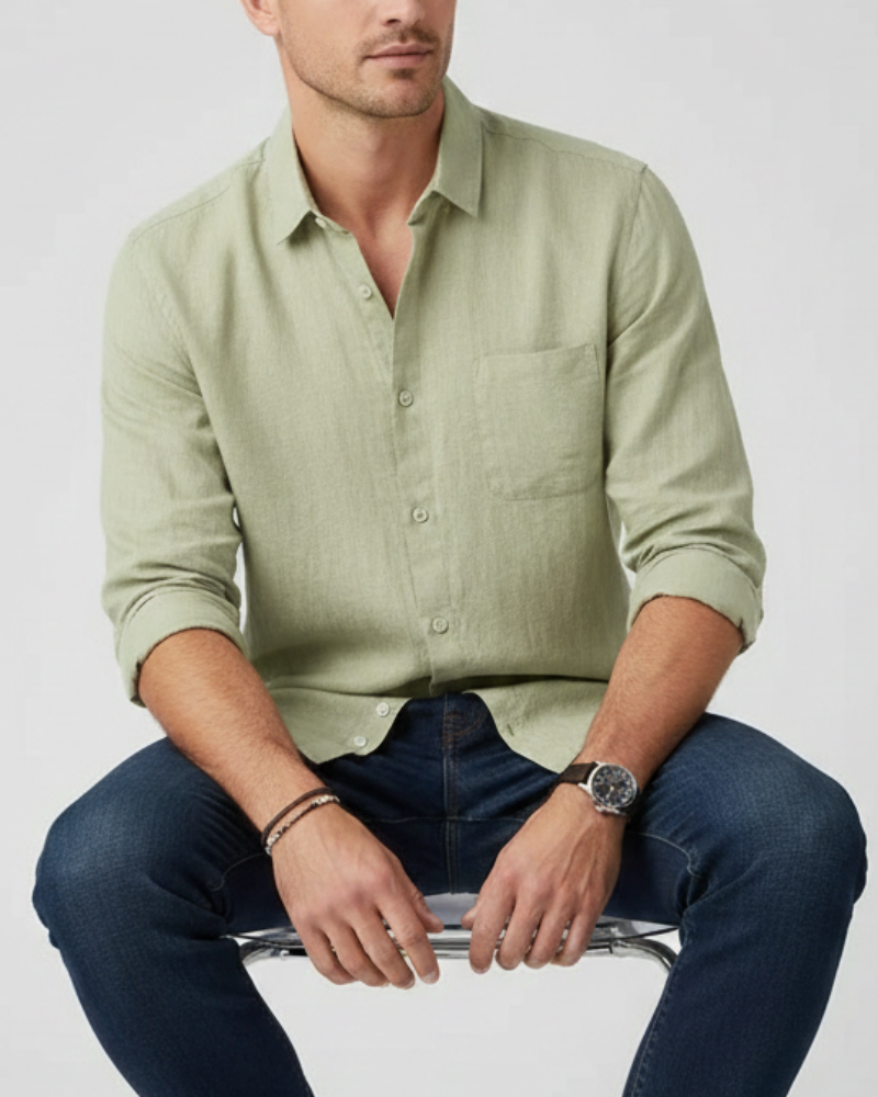 Camicia Uomo Aldo in Lino