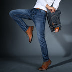 Miesten joustavat slim fit -farkut