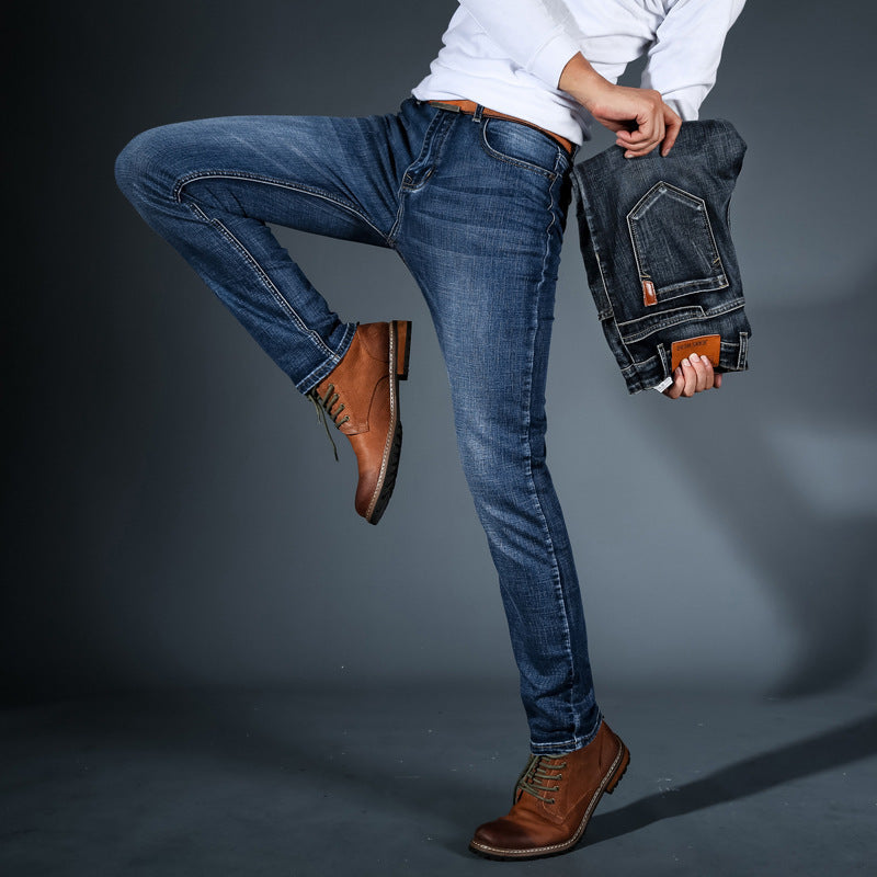 Miesten joustavat slim fit -farkut