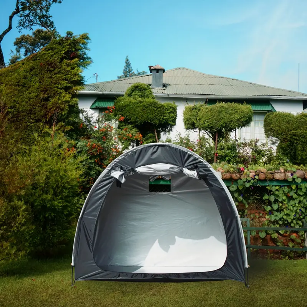 Tenda per Biciclette – Deposito per 2 Biciclette | Impermeabile e Protetta dai Raggi UV