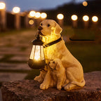 Zonne-energie Hondenbeeld met LED Verlichting - LumiPup