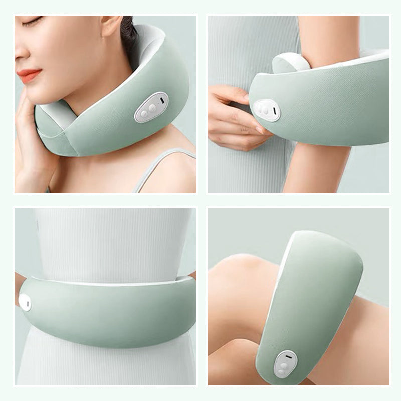Cuscino Riscaldante Ricaricabile con Massaggio per il Collo - CozyTherm