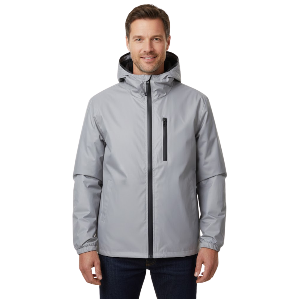 Herre Vandtæt Refleksjakke | Synlig, Vindafvisende & Ideel til Regnvejr