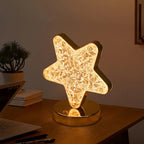 Lámpara de mesa Celestia con cristal mágico y regulación de la intensidad luminosa