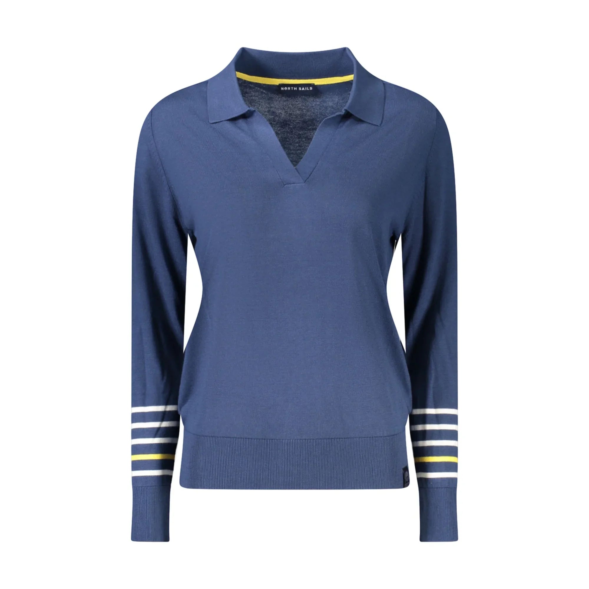 Maglione Donna Sails Blu con Scollo a V