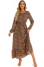 Blomsterkjole Boho Silhuet Elegant Sommerstil