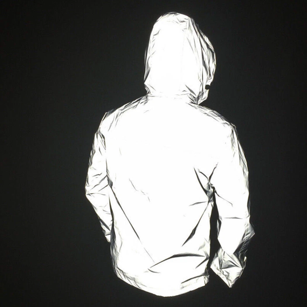 Giacca Reflettente Impermeabile da Uomo | Visibile, Antivento & Ideale per la Pioggia