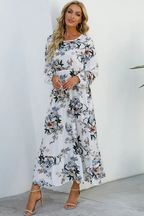 Blomsterkjole Boho Silhuet Elegant Sommerstil