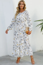 Blomsterkjole Boho Silhuet Elegant Sommerstil