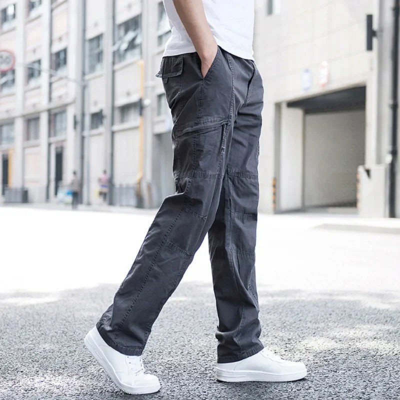 Pantaloni Cargo Uomo in Cotone