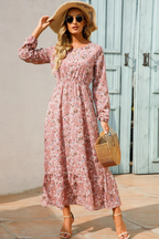 Blomsterkjole Boho Silhuet Elegant Sommerstil