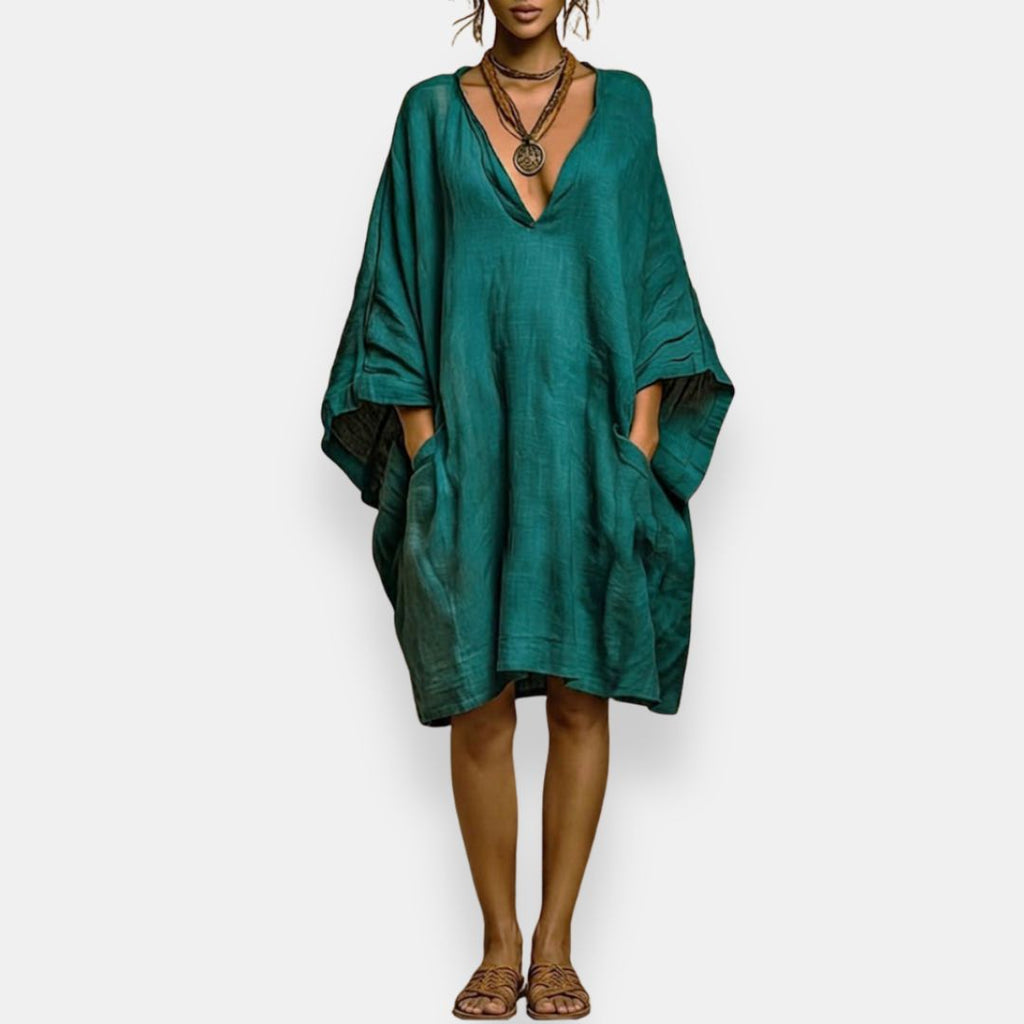 Abito Boho Estivo con Scollo a V ANFINITE Nicoletta