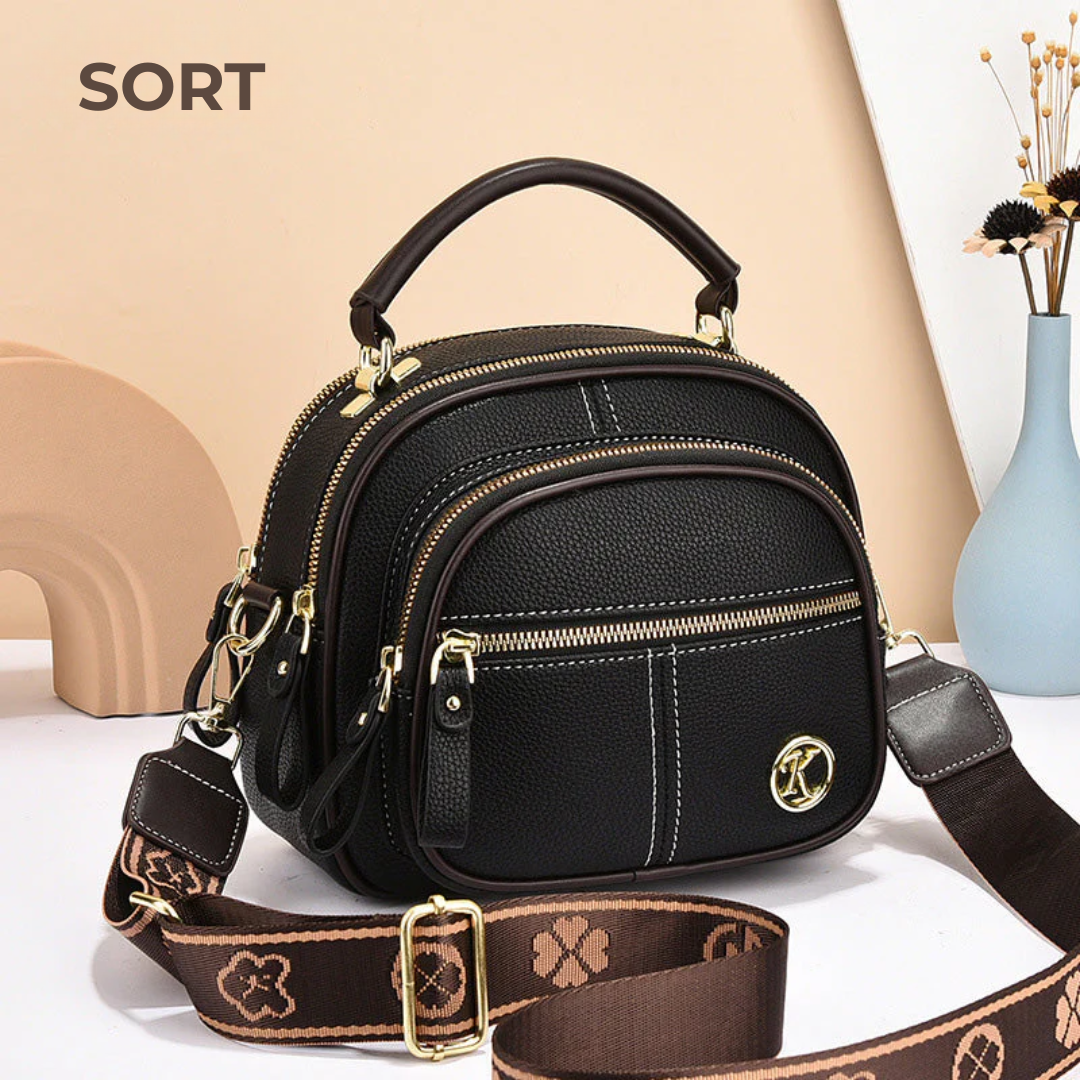 ANFINITE Borsa a Tracolla in Pelle con Cinghia Regolabile