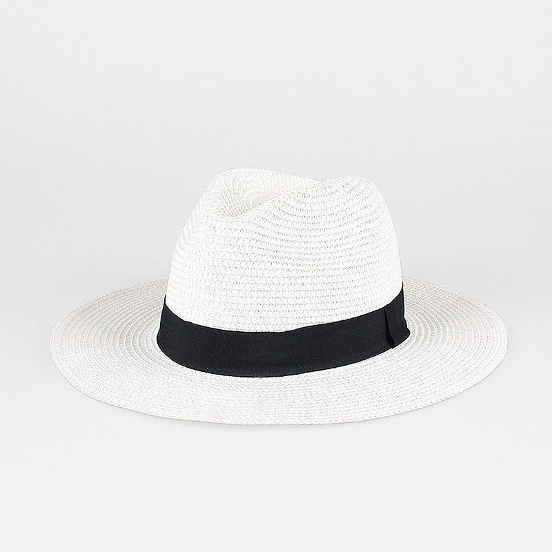 Chapeau panama pour femme à large bord en paille