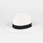 Chapeau panama pour femme à large bord en paille