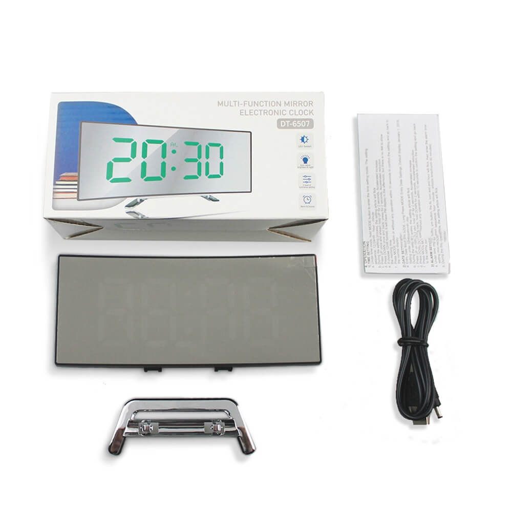 Orologio Sveglia Digitale LED Curvo Moderno