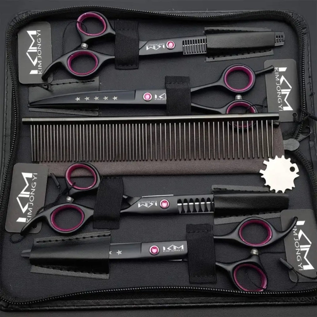 Set Professionale di Forbici per Toelettatura ANFINITE PrecisionPaw
