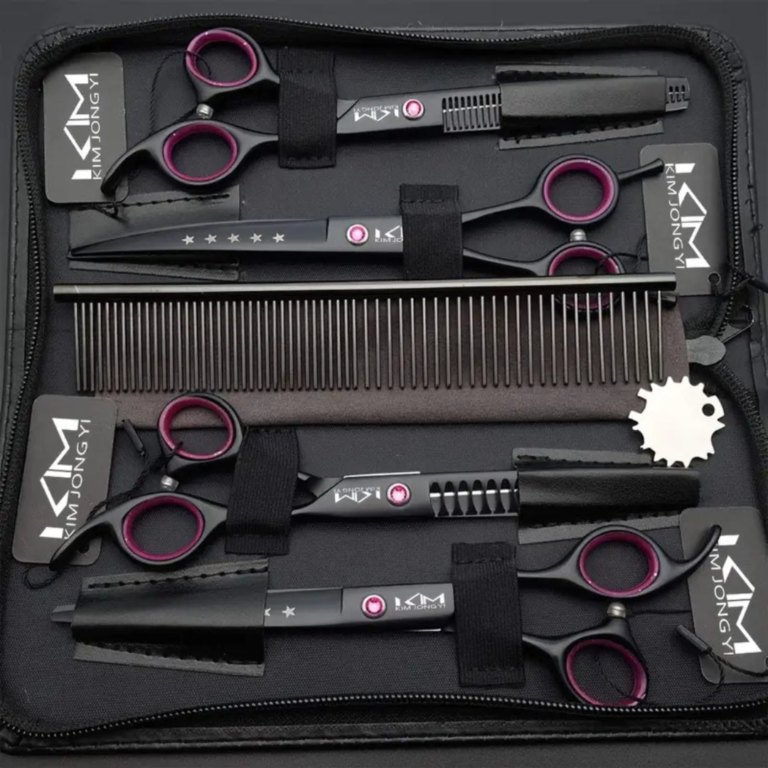 Set Professionale di Forbici per Toelettatura ANFINITE PrecisionPaw