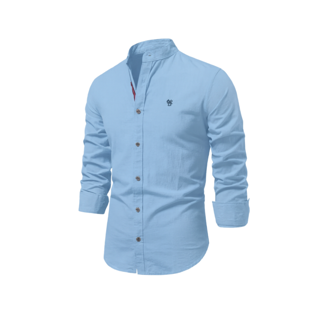 Chemise décontractée homme pour le printemps à boutons ANFINITE