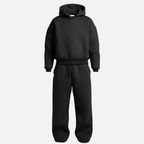 Conjunto oversize de dos piezas para hombre con sudadera con capucha y pantalones jogger - conjunto casual de estilo urbano